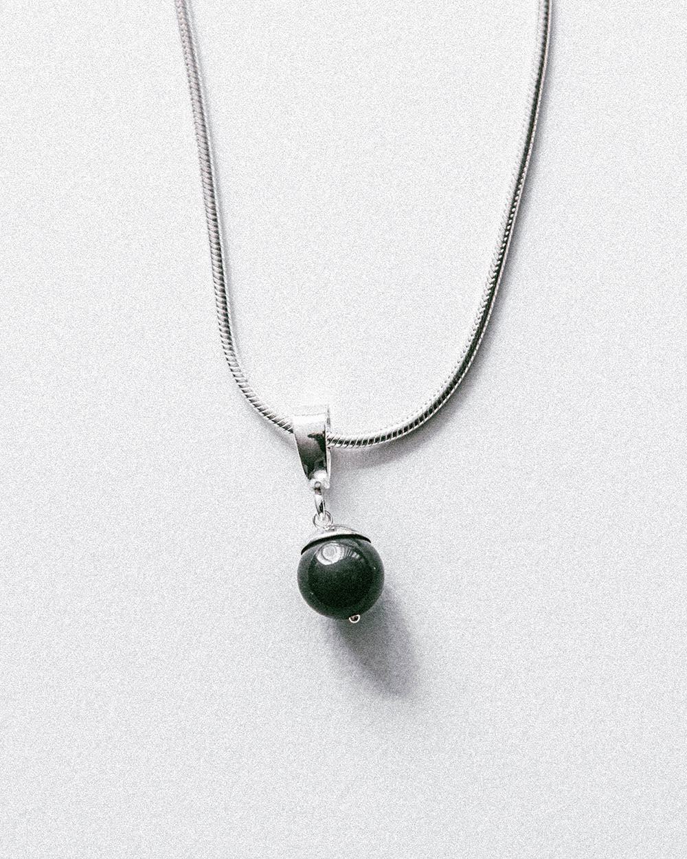 silver and jade pendant soft and sticky sterling silver
