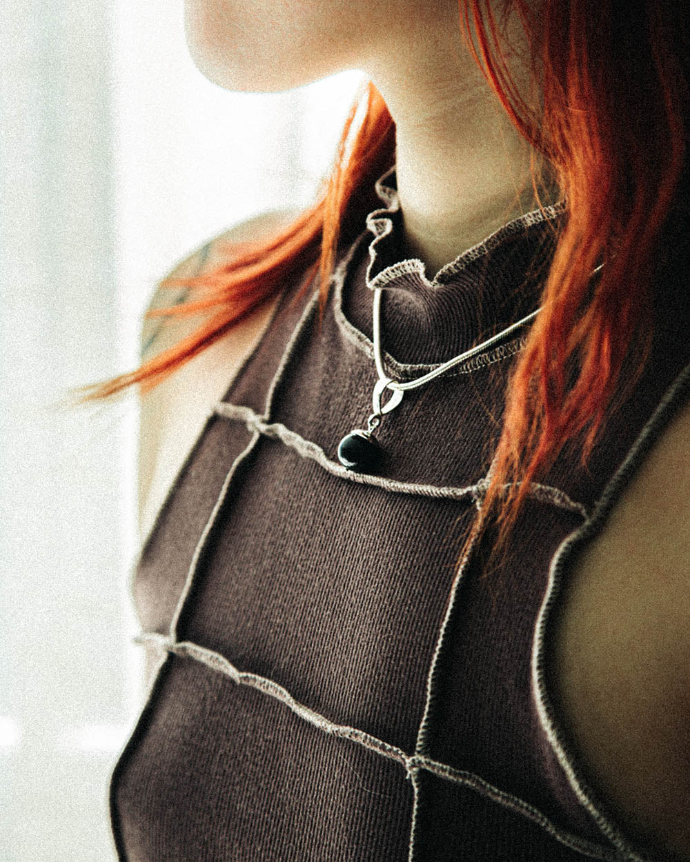 silver jade necklace made in toronto