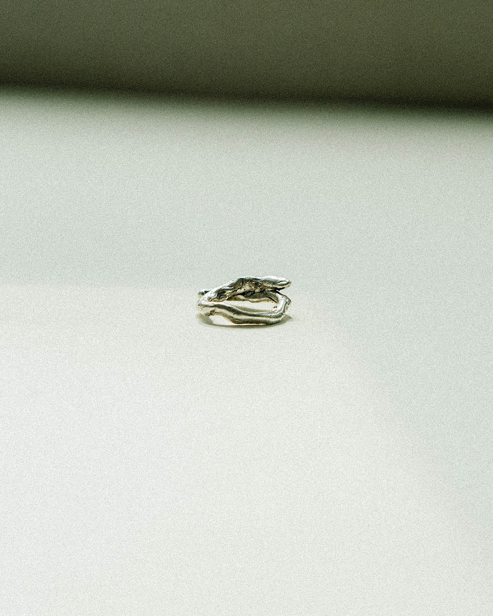 rough texture sterling silver ring jewelry