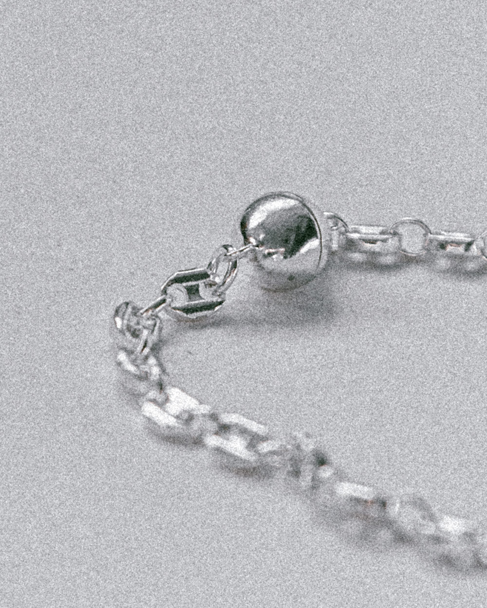 spherical magnetic jewelry clasp sterling silver