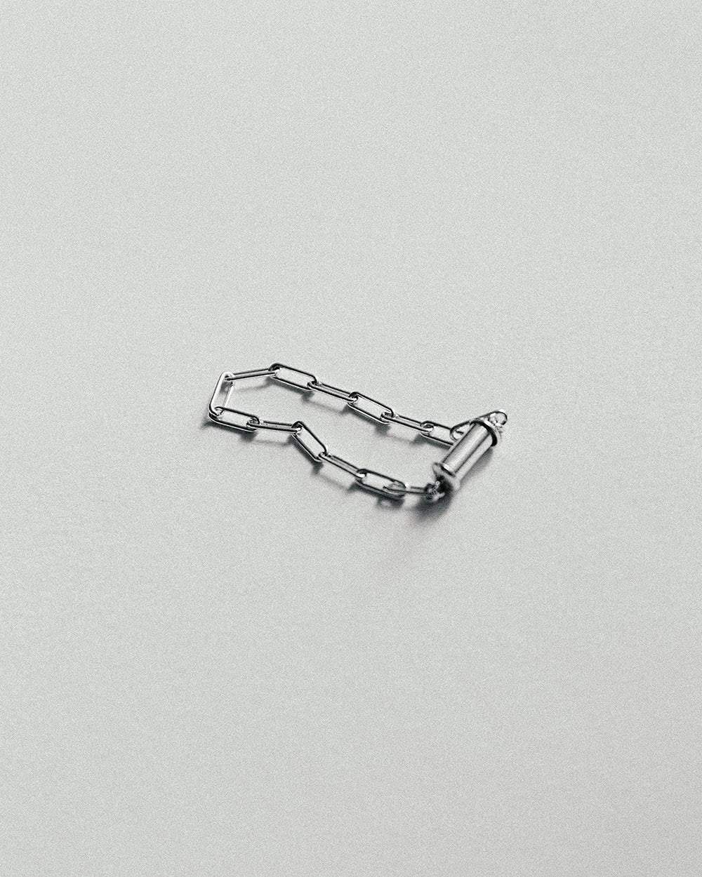 sterling silver paperclip bracelet for small wrist