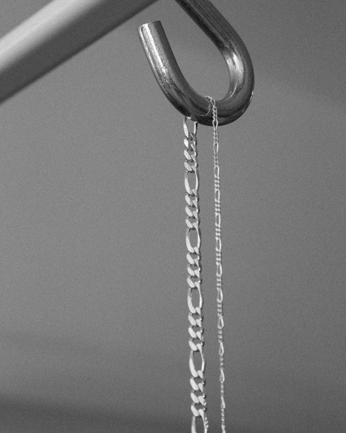 silver figaro aesthetic chain