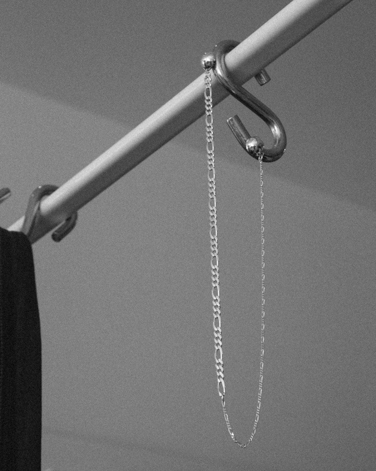 soft and sticky sterling silver necklace with magnetic clasp