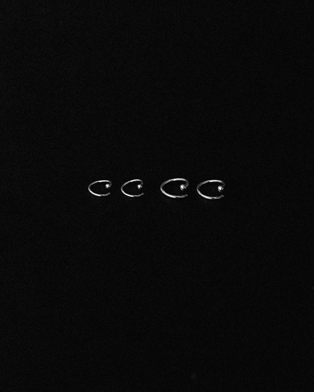 Return Hoop Earrings Set