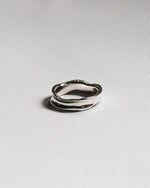 unisex everyday 925 sterling silver jewelry organic band ring