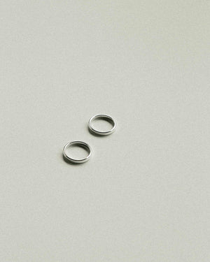 sterling silver simple band ring