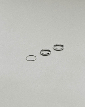 sterling silver stacking rings