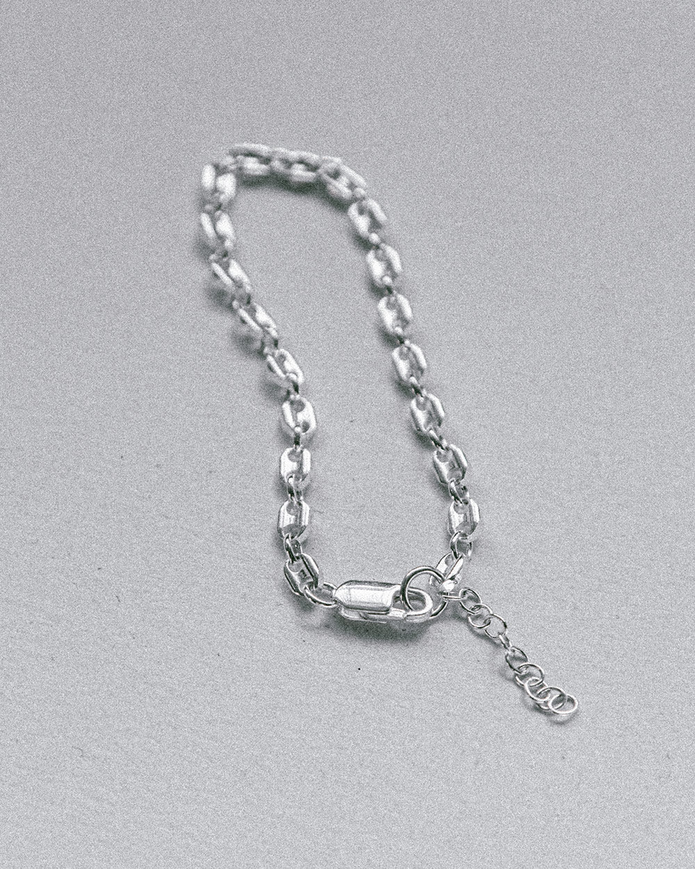soft and sticky silver jewelry bracelet