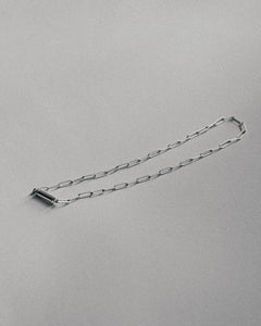 paperclip necklace made from 925 sterling silver in canada