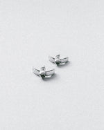 soft and sticky sterling silver earring minimalist cuff earring